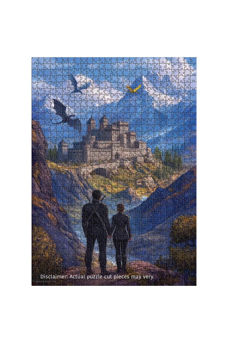 Violet and Xaden 1000 Piece Puzzle, Alternate, color, Multicolored
