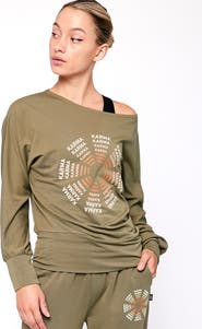 Rebody Active Karma Graphic Long Sleeve Top
