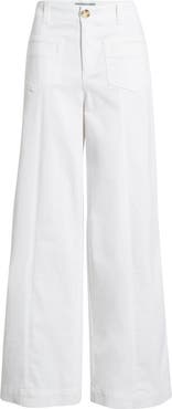 Wit & Wisdom Skyrise Patch Pocket Wide Leg Pants