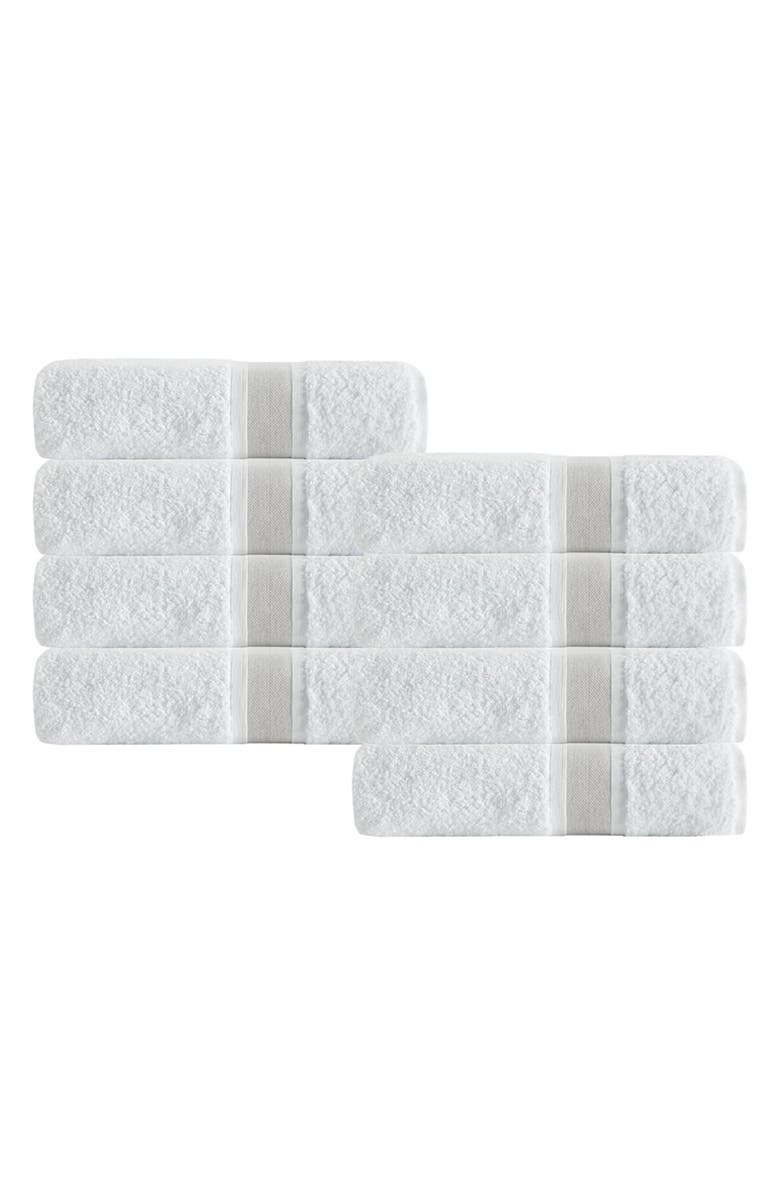 DePera ENCHANTE HOME Unique Turkish Cotton Beige Hand Towel - Set of 8, Alternate, color,