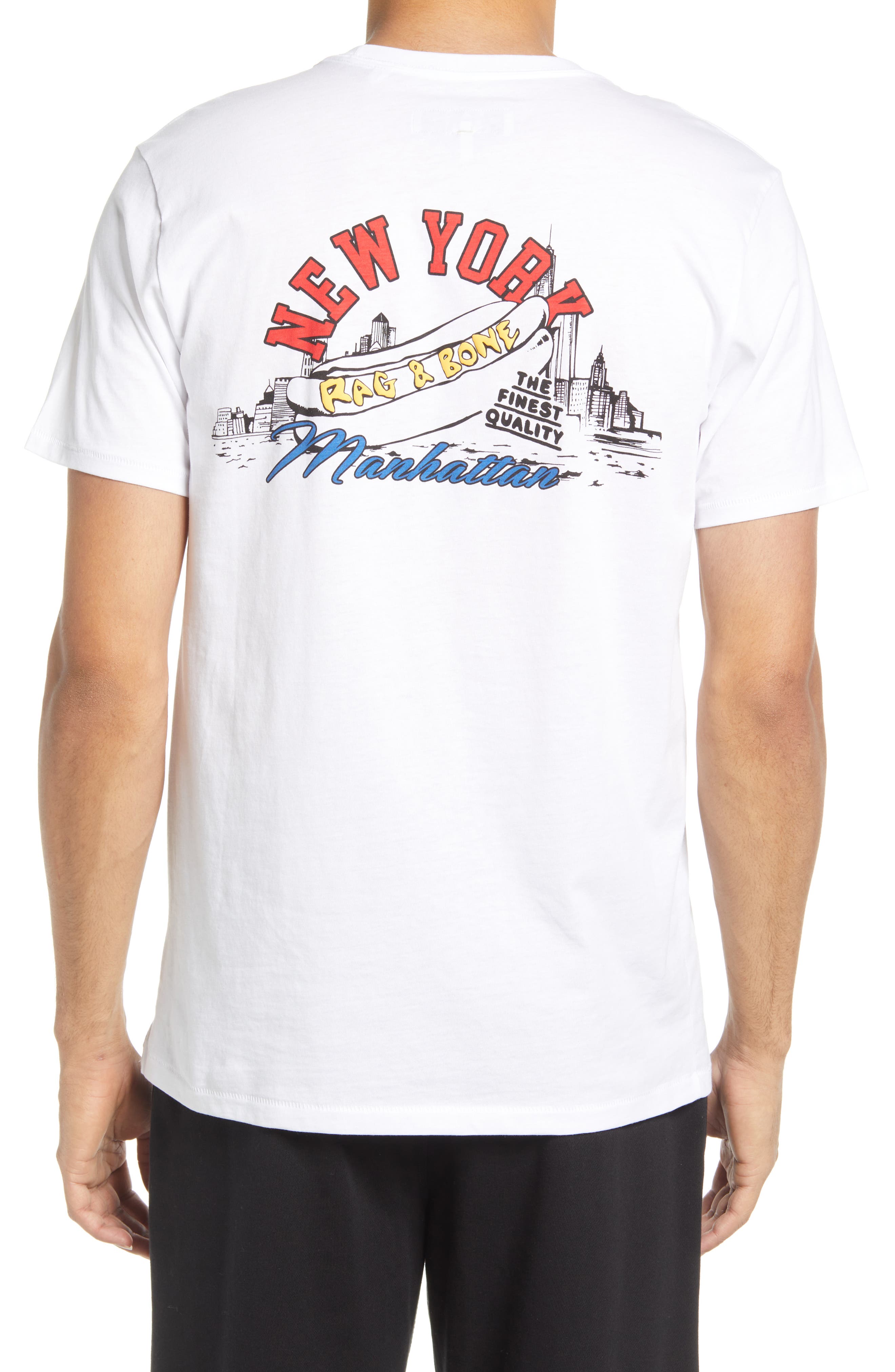 rag & bone New York Hot Dog Cotton Graphic Tee (Men) | Nordstromrack