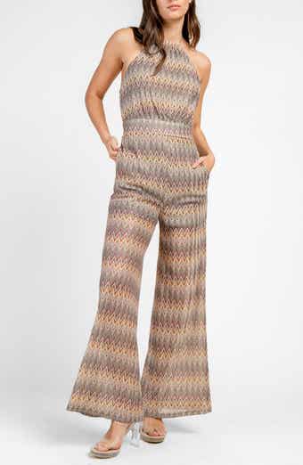 Beivy Halter Wide Leg Jumpsuit