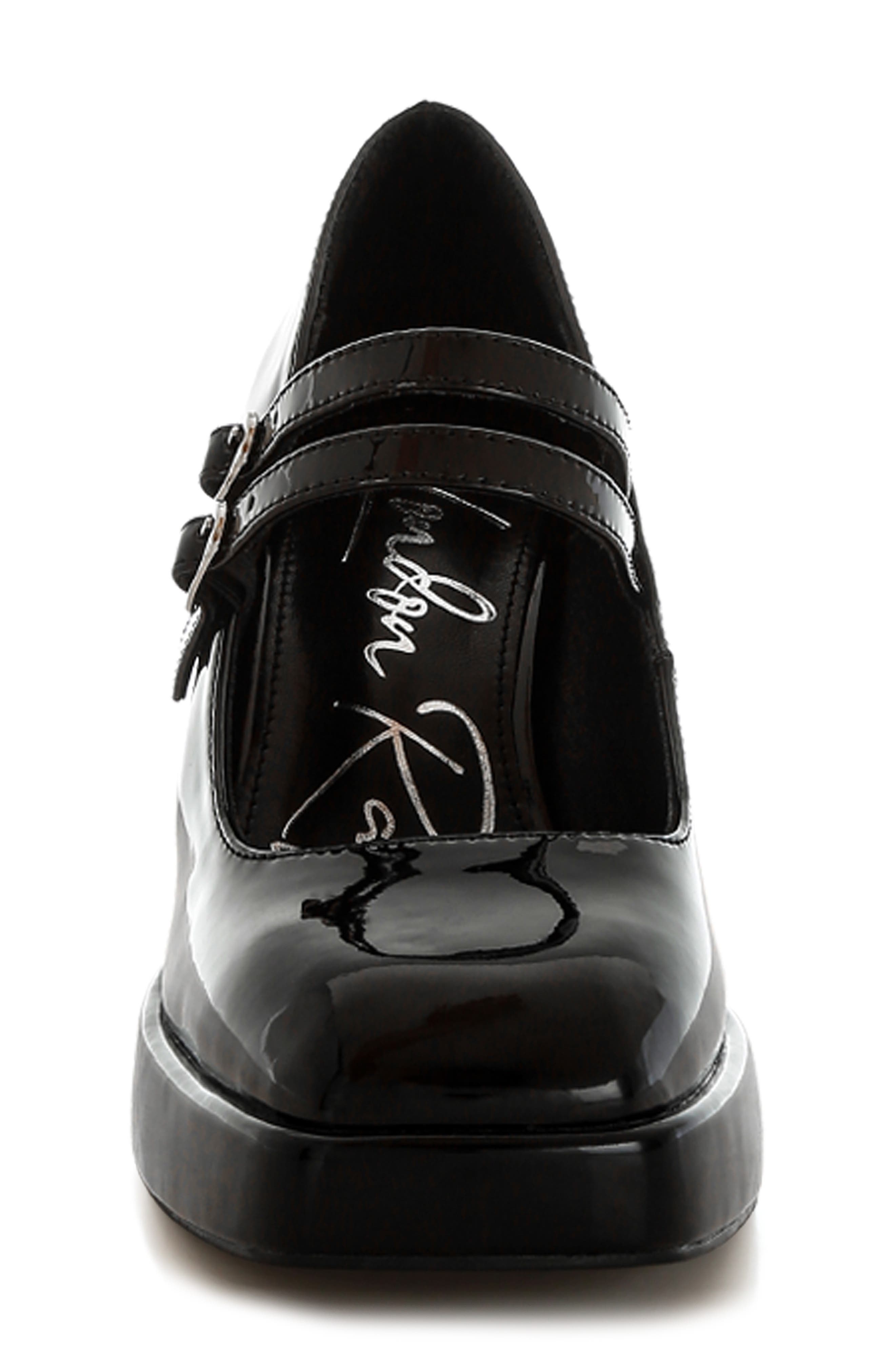 LONDON RAG Sonata Double Mary Jane Strap Pump, Alternate, color, Black