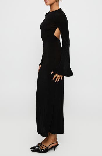 Amersham Open Back Long Sleeve Maxi Dress