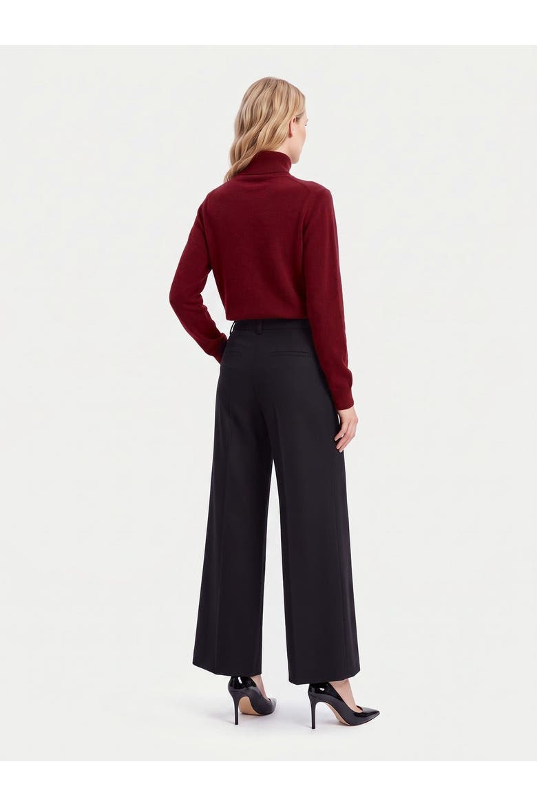 Cashmere Classic Turtleneck Sweater, Alternate, color, Wine Red
