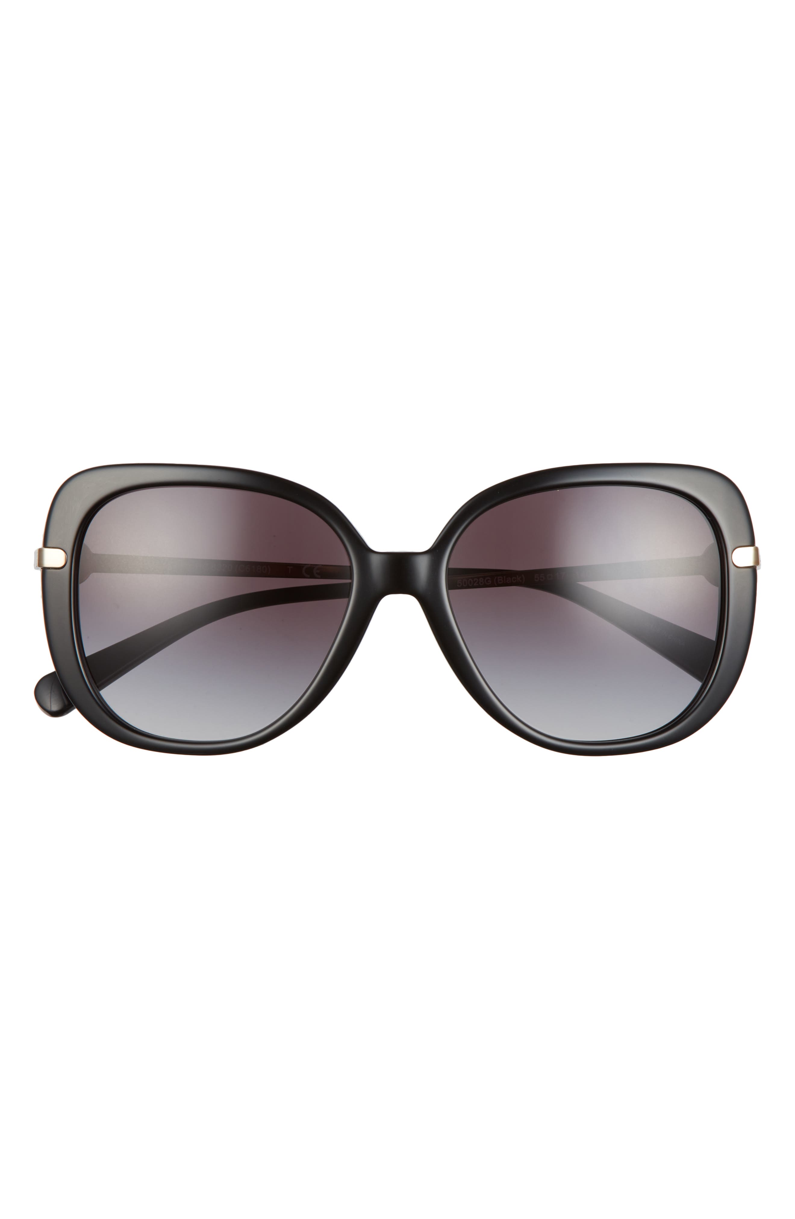 COACH 55mm Gradient Square Sunglasses