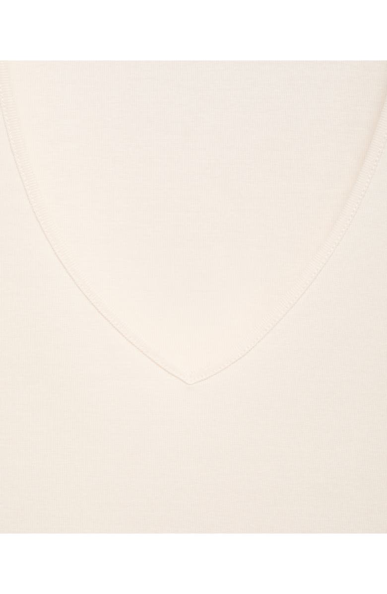 MANGO Cotton V-Neck Pajama Tank, Alternate, color, Yellow