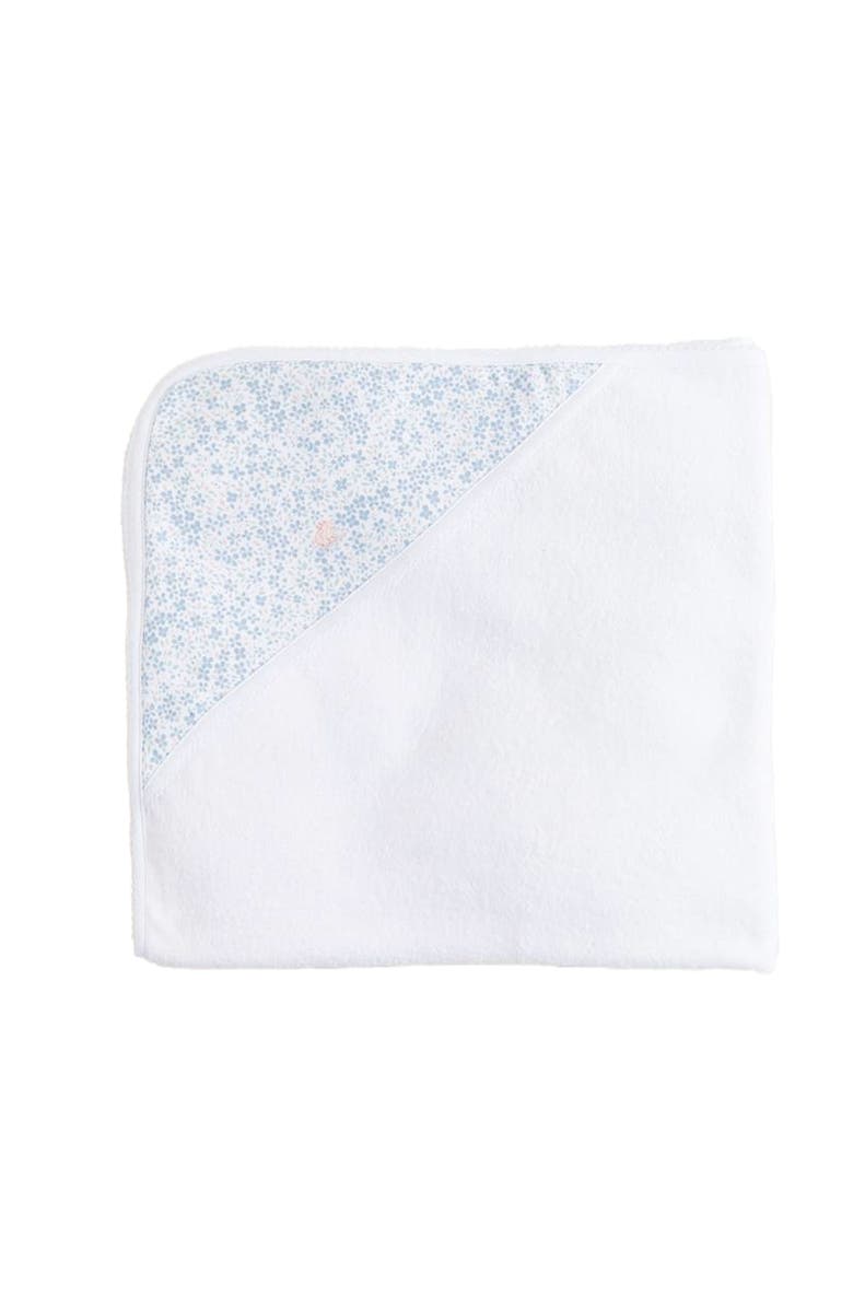 Babycottons Premium Peruvian Pima Cotton Lily Small Hooded Towel For Infant, Main, color, 