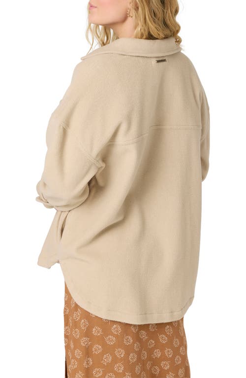 O'neill Rune Fleece Shirt Jacket In Gray