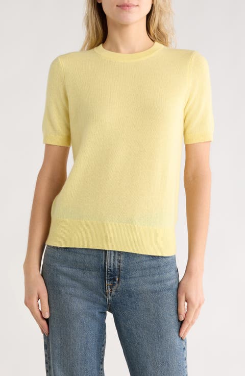 Short Sleeve Cashmere Sweater