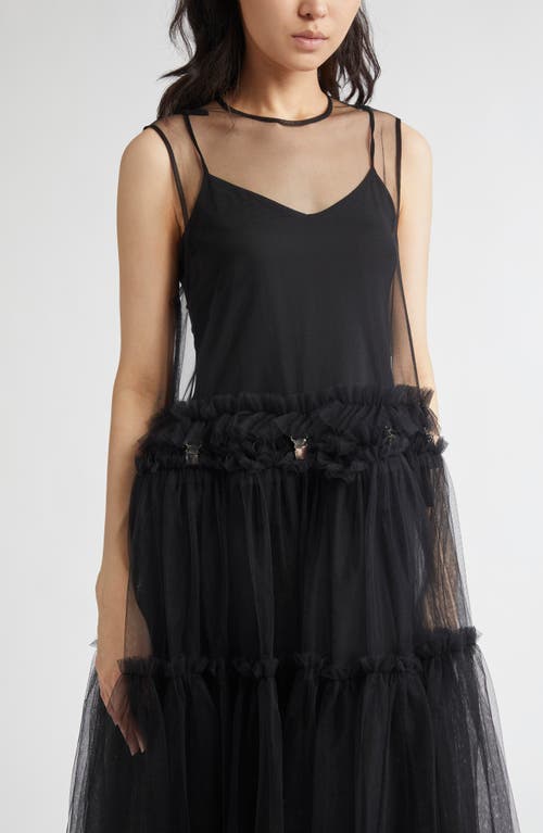 NOIR KEI NINOMIYA NOIR KEI NINOMIYA DETACHABLE SKIRT TULLE DRESS