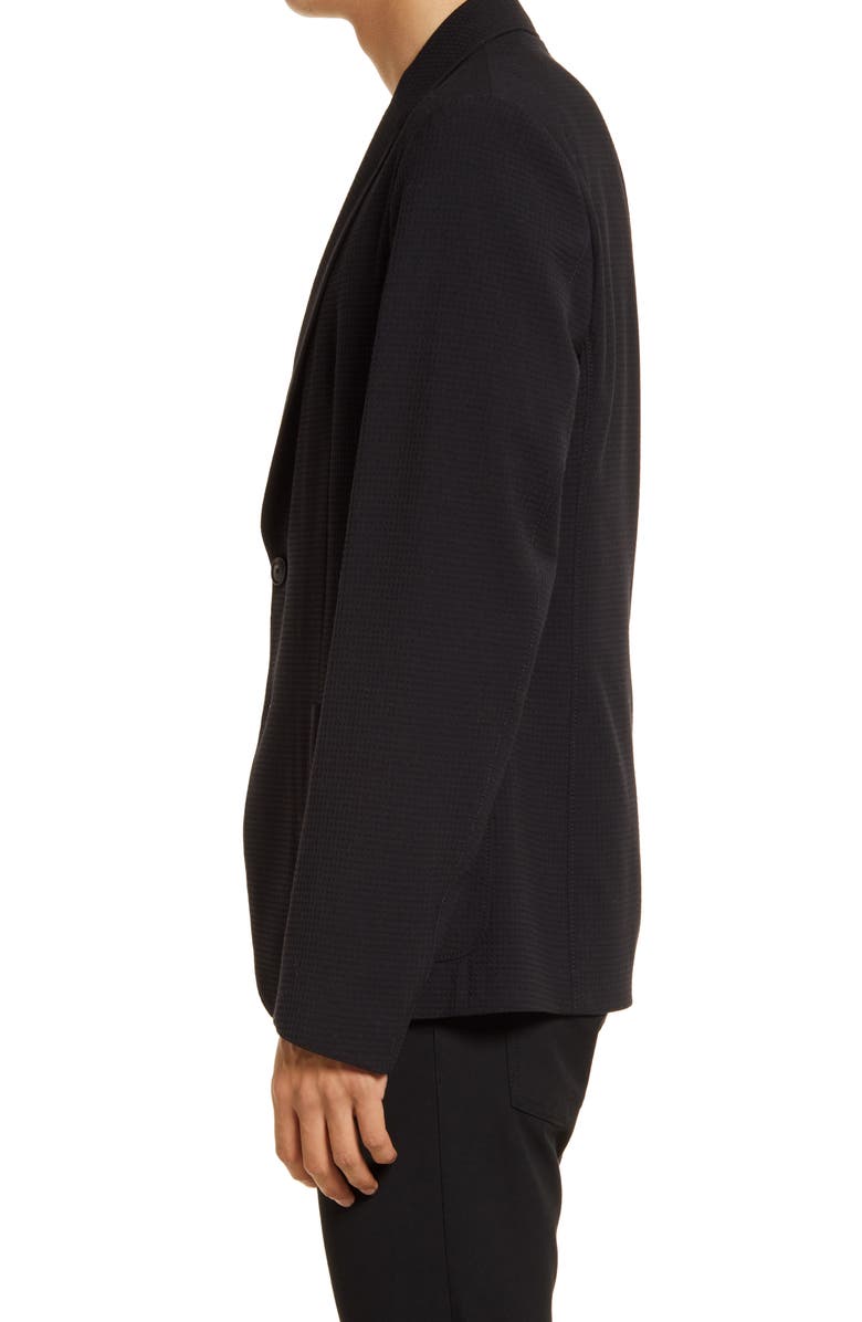 Emporio Armani Rice Stitch Patch Pocket Wool Blend Sport Coat, Alternate, color, 