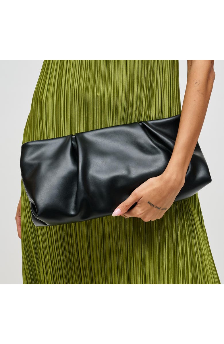 URBAN EXPRESSIONS HANDBAGS Franny Clutch, Alternate, color, Black