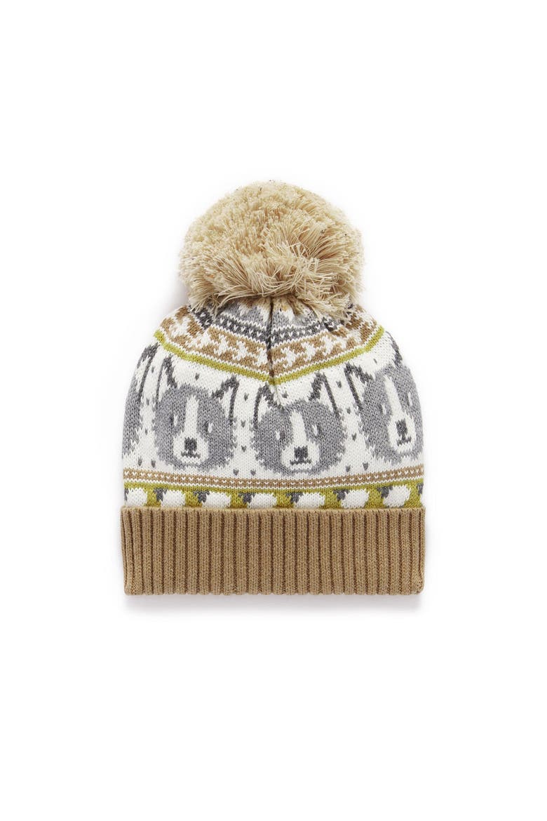 Sheep Dog Beanie, Main, color, Sheep Dog Fairisle
