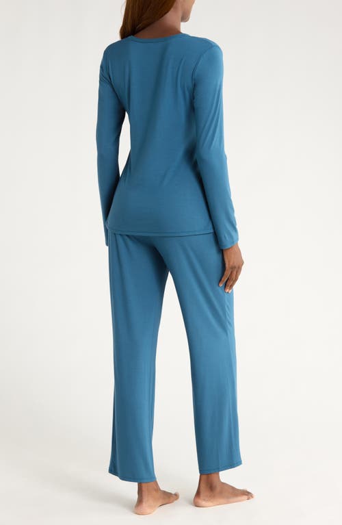 Natori Feathers Elements Pajamas In Blue