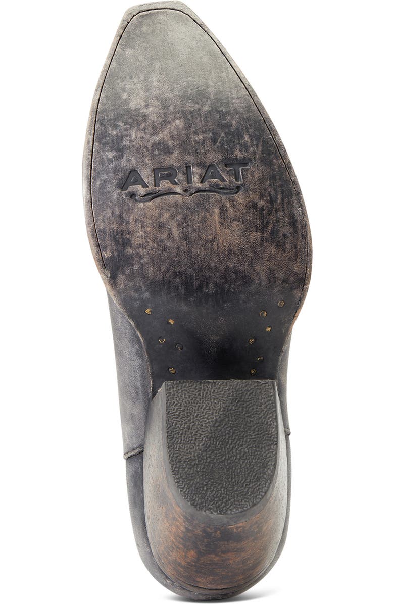 Ariat Hazel Block Heel Western Bootie, Alternate, color, Black