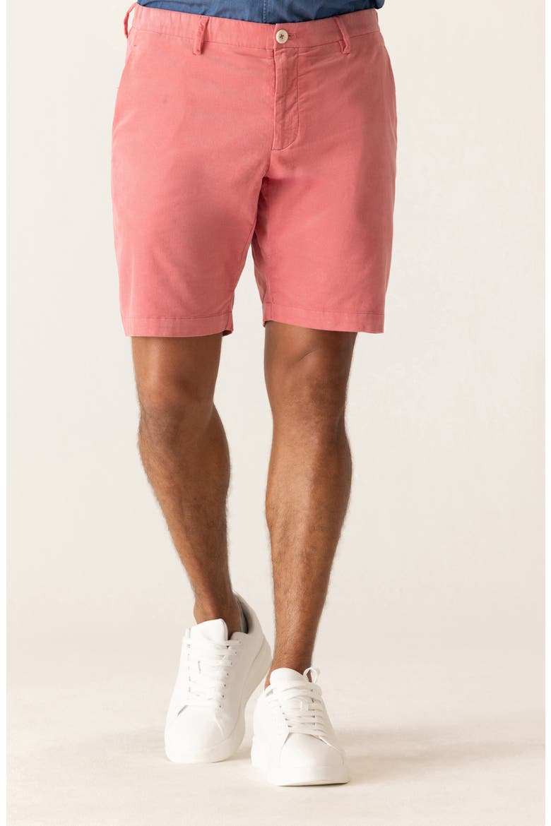 Cloud Corduroy Galaxy 8.5-Inch Bermuda Shorts, Main, color, WATERMELON