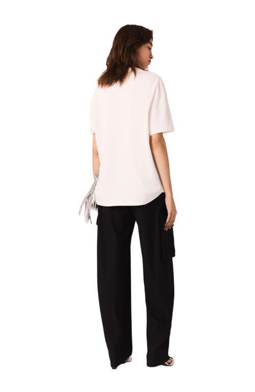 Maje Celine Dion T-shirt In White