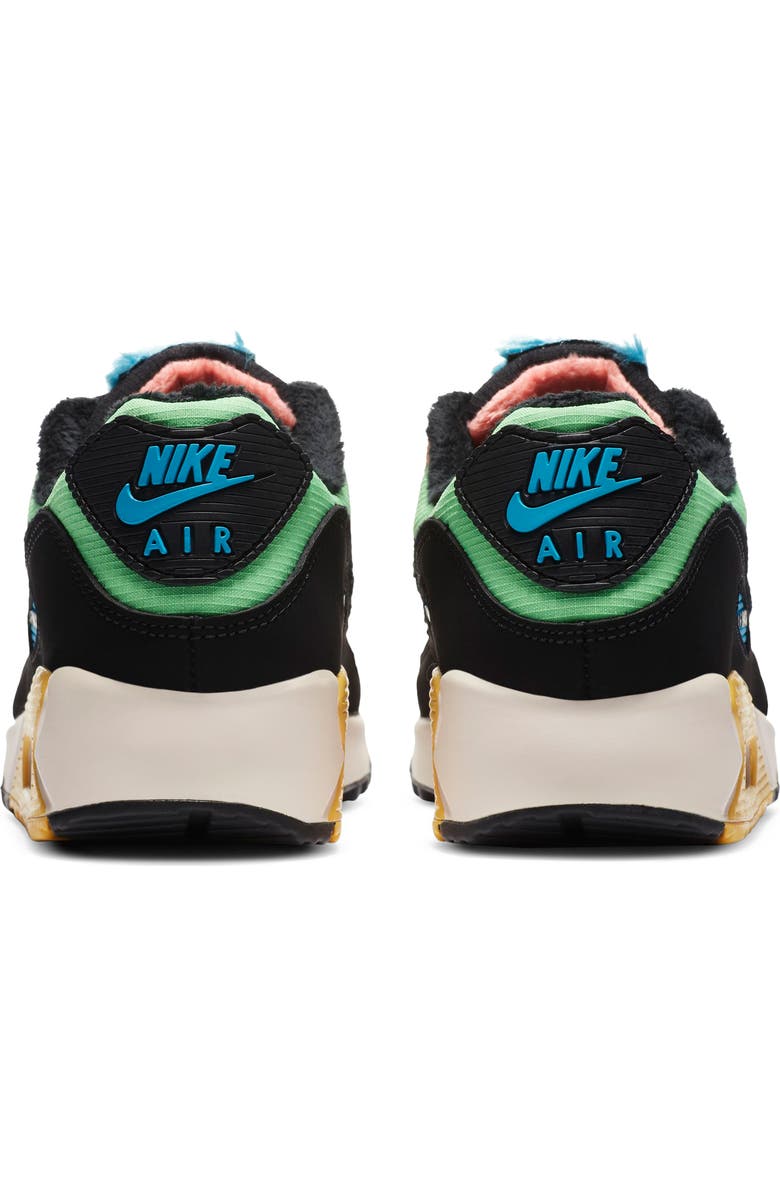 Nike Air Max 90 PRM Fur Lined Sneaker, Alternate, color,