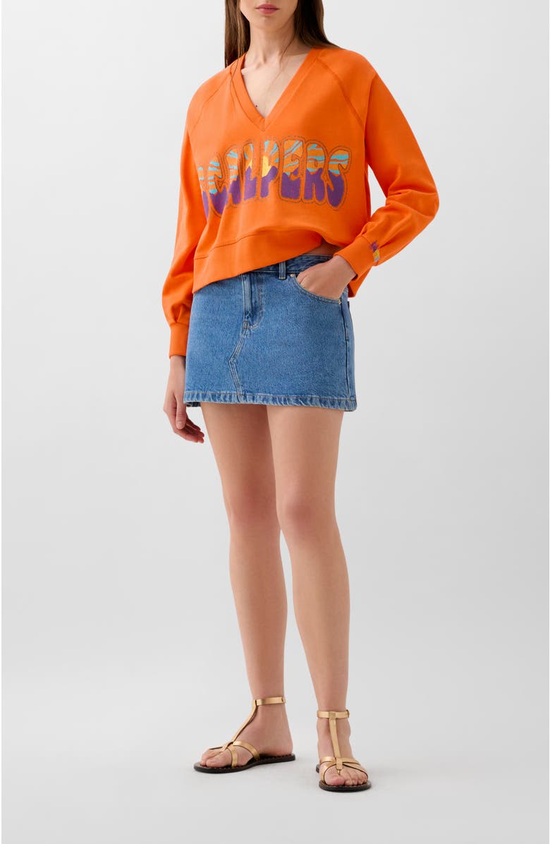 Scalpers V Scp Sweater, Alternate, color, Orange