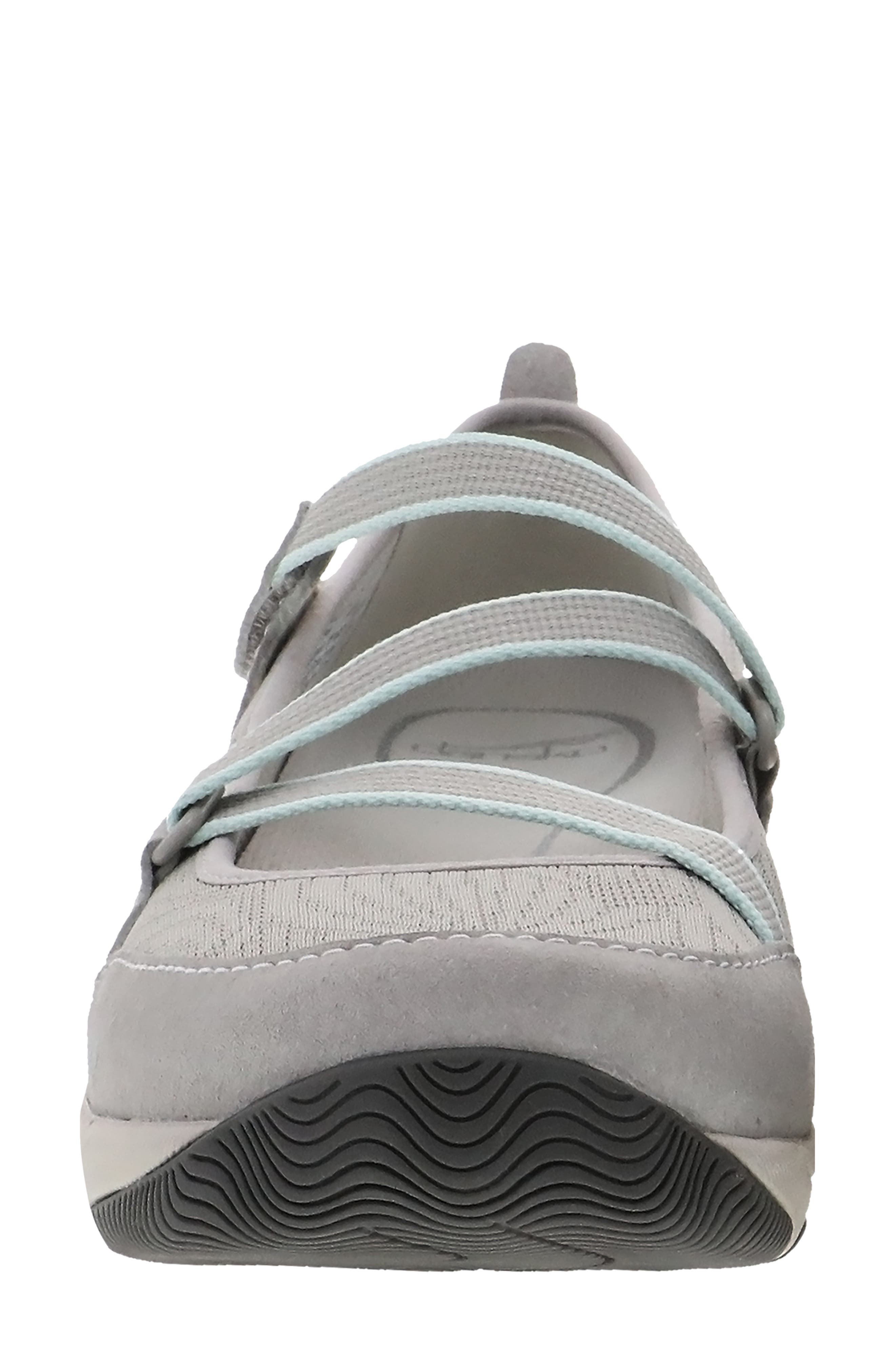 Hilda Flat, Alternate, color, GREY SUEDE