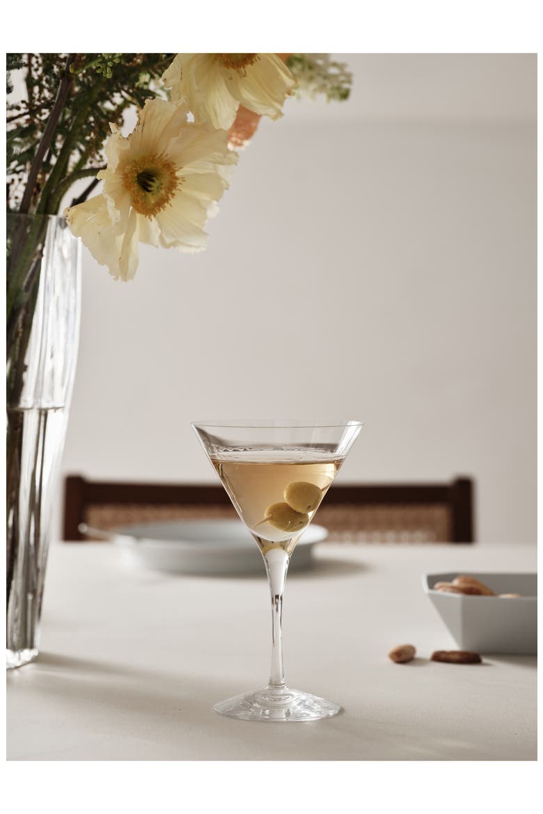 More Set of 2 Martini Glasses, Alternate, color, CLEAR