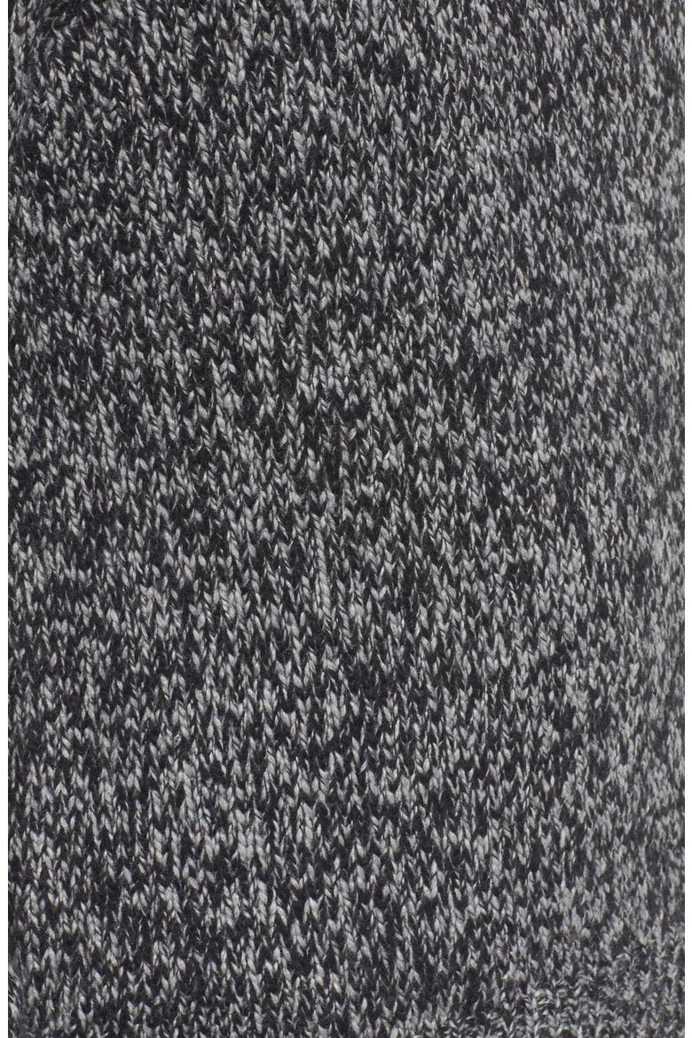 Marled Yarn Sweater, Alternate, color, GREY CHARCOAL MELANGE