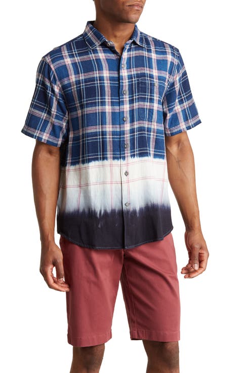 Soul Cal Surf Plaid Camp Shirt