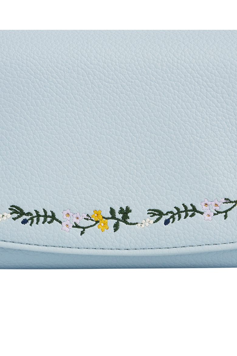 Swallow Embroidered Large Purse, Alternate, color, Light/Pastel Blue