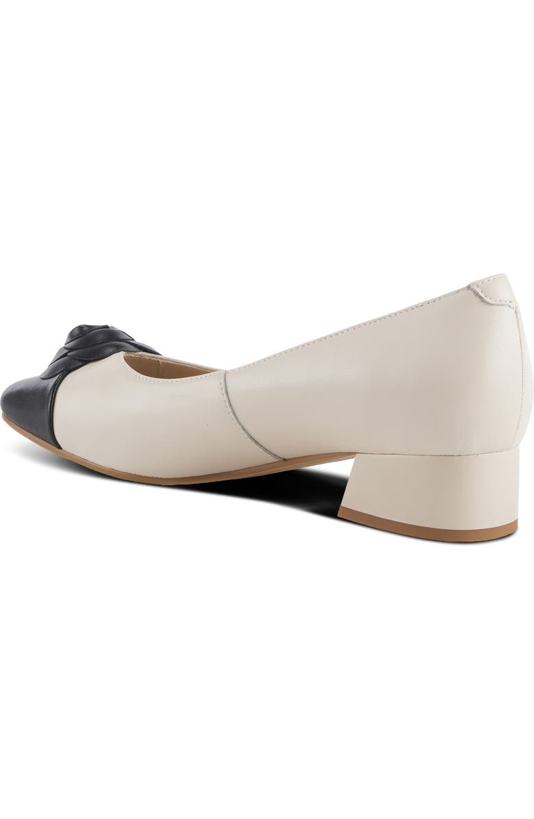 AZURA BY SPRING STEP Angelinite Cap Toe Pump, Alternate, color, Beige Multi