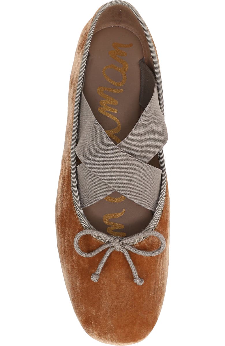 Sam Edelman Arya Ballet Flat, Alternate, color, Harvest Brown