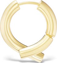 TABAYER Oera Knot Bypass Hoop Earrings