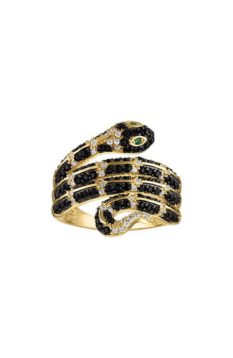 Cubic Zirconia Snake Ring