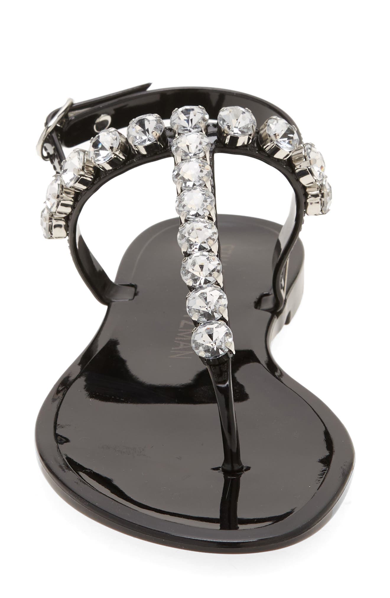 Stuart Weitzman Jaide Round Jewel Jelly Flat, Alternate, color, 