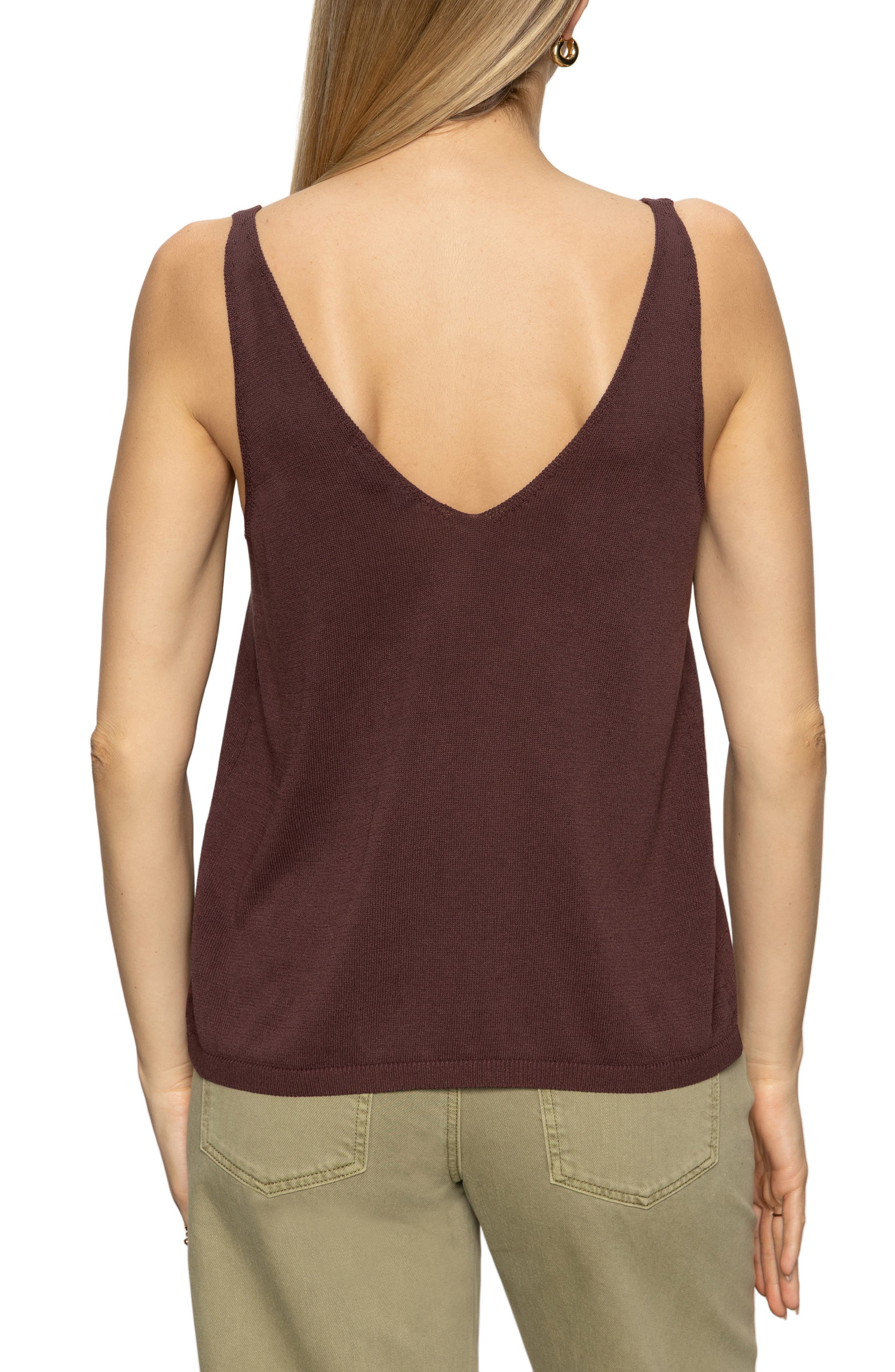 V-Neck Knit Tank - image 2