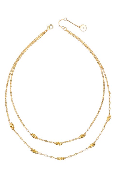 Knot Station Layered Necklace