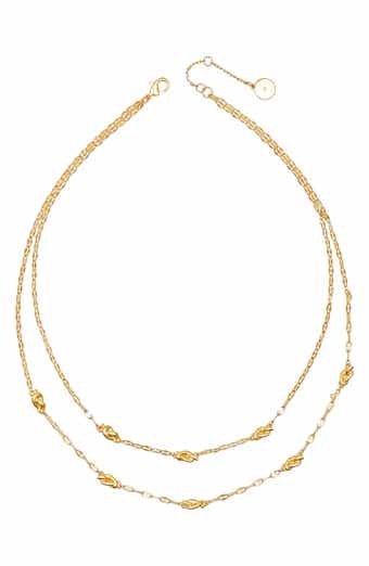 Vince Camuto Knot Station Layered Necklace