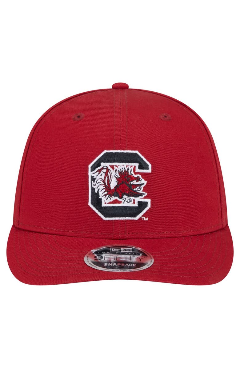 New Era Men's New Era Garnet South Carolina Gamecocks Low Profile 9FIFTY Snapback Hat, Alternate, color, 