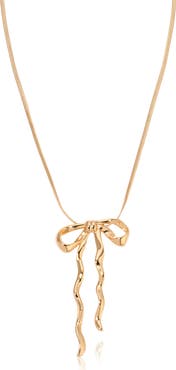 Ettika Bow Organica Pendant Necklace