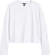 Eileen Fisher Organic Cotton Crop Sweatshirt