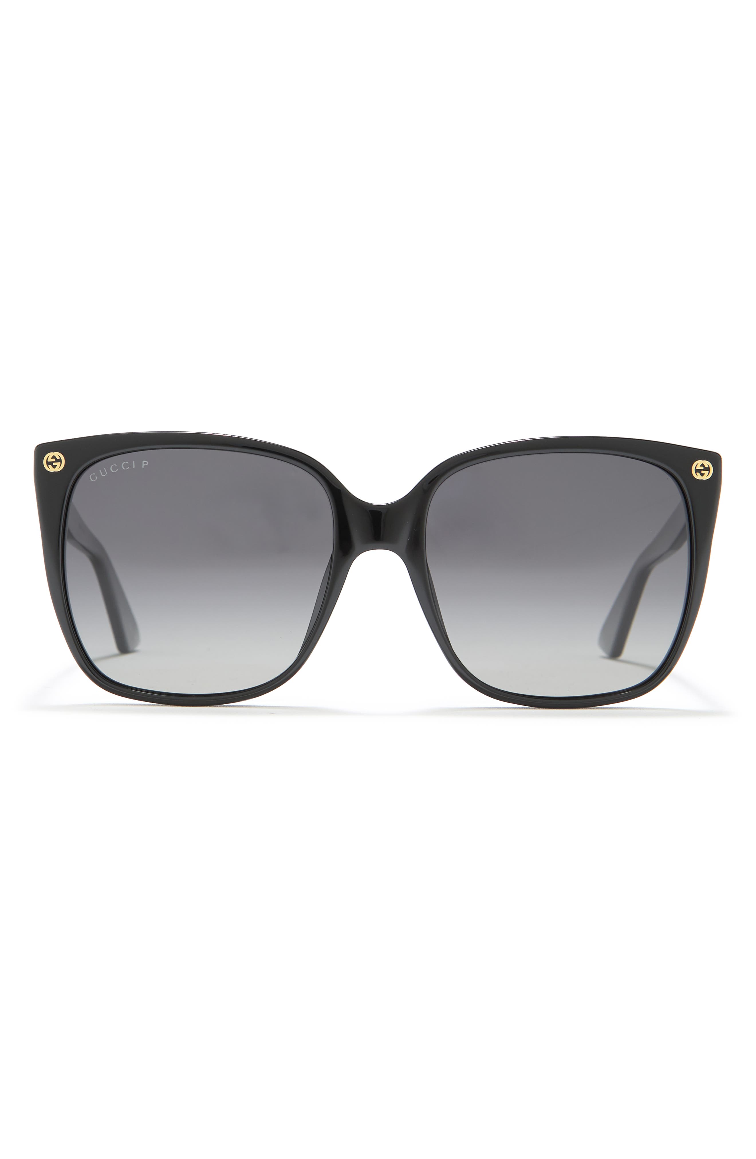 Gucci 57mm Cat Eye Sunglasses