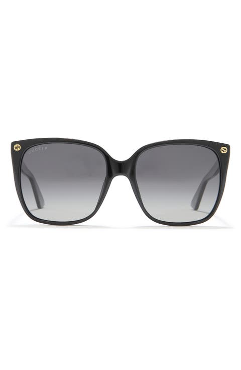 57mm Cat Eye Sunglasses