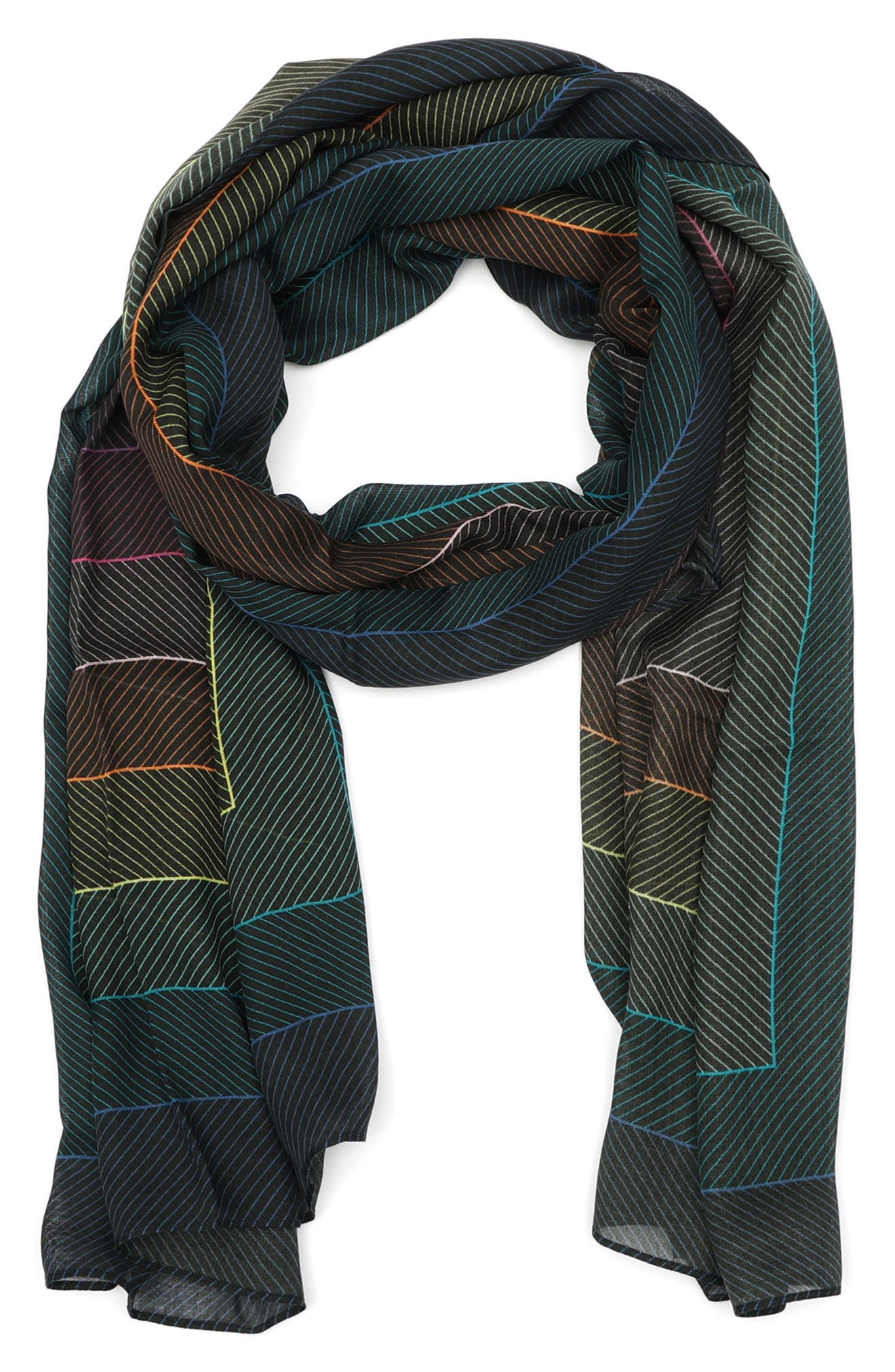 Kurt Geiger London Rainbow Border Scarf (Women) | Nordstromrack