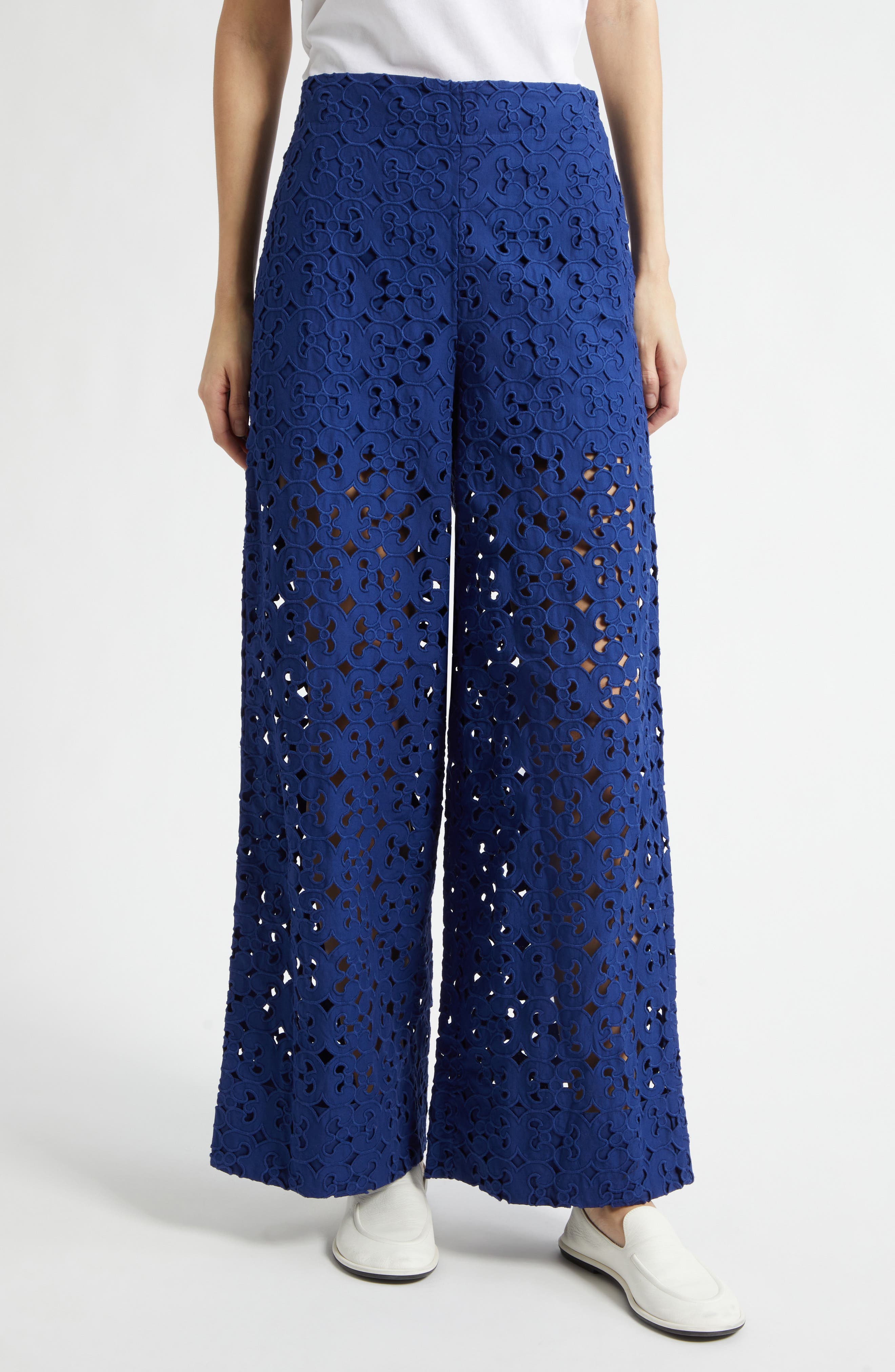 Lados Keidas Cotton Eyelet Pants