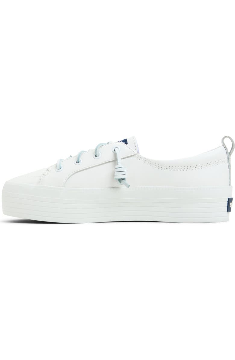 Sperry Crest Vibe Platform Sneaker, Alternate, color, White