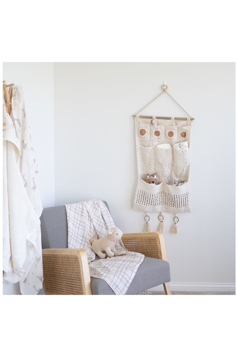 Wall Storage Pockets, Alternate, color, BEIGE