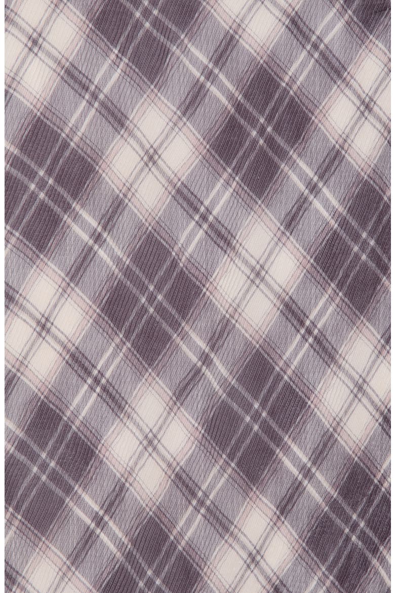Plaid Scarf, Alternate, color, BLACK