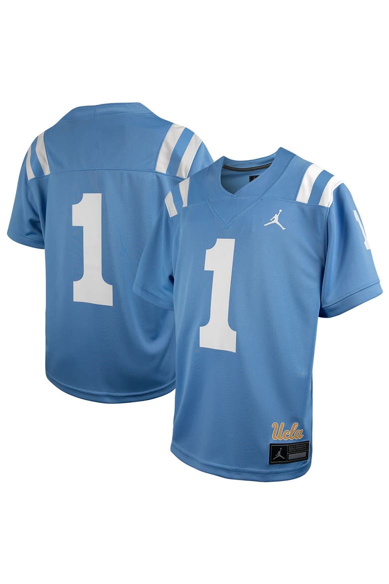 Youth Jordan Brand #1 Light Blue UCLA Bruins Alternate Game Jersey, Main, color, Light Blue