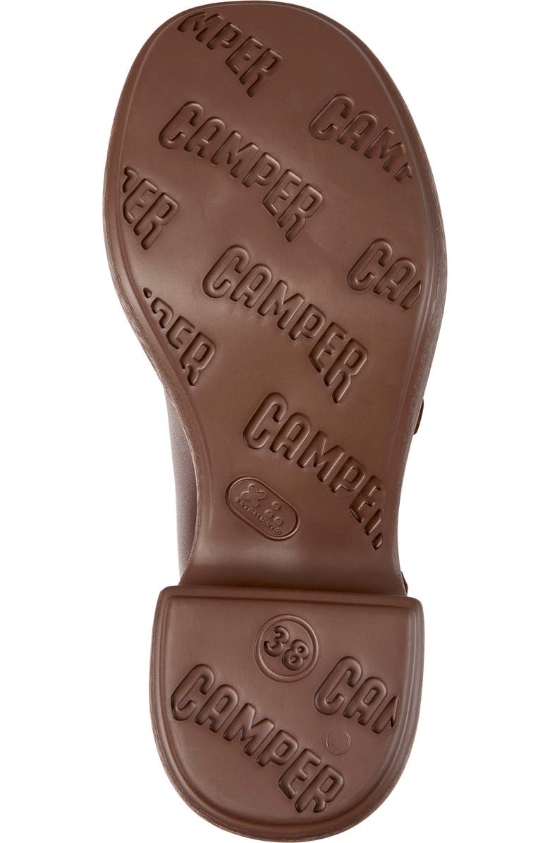 Camper Thelma Slingback Sandal, Alternate, color, Medium Brown