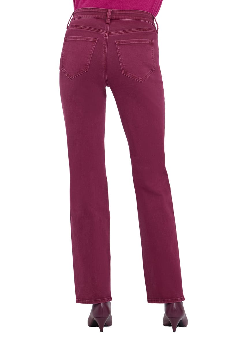Marilyn High Waist Straight Leg Jeans, Alternate, color, RETRO TRUE BURGUNDY